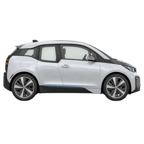 2022 BMW i3 in Silber, Ansicht: Seite (nach rechts gewandt)
