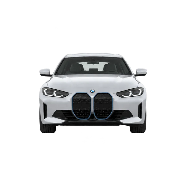 BMW I4 Edrive40 2026 en plateado, vista frontal