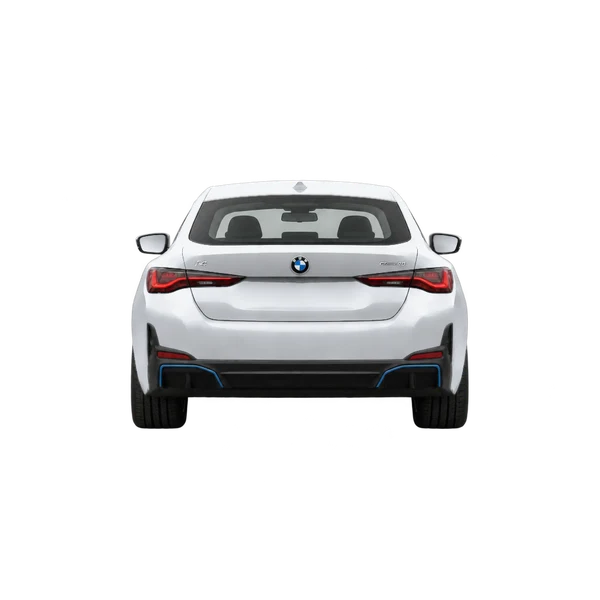 BMW I4 Edrive40 2026 en plateado, vista trasera