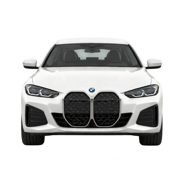 2022 BMW i4 in weiß, Ansicht: Front