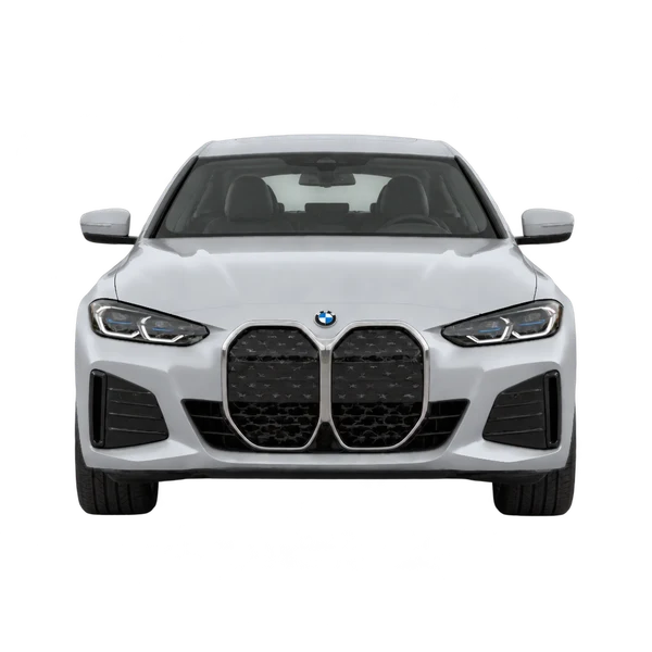 BMW i4 2026 argent, vue avant