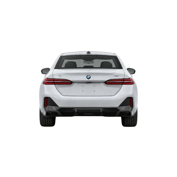 BMW I5 Edrive40 2026 prata, vista traseira