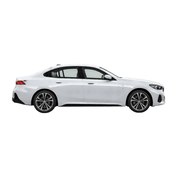 BMW I5 Xdrive40 2026 argent, vue profil (tourné vers la droite)