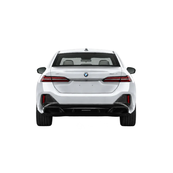 2023 BMW i5 in Silber, Ansicht: Heck