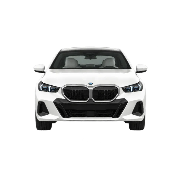 2023 BMW i5 in weiß, Ansicht: Front