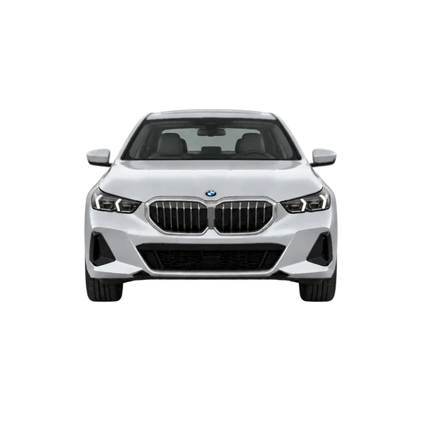2025 BMW i5 in Silber, Ansicht: Front