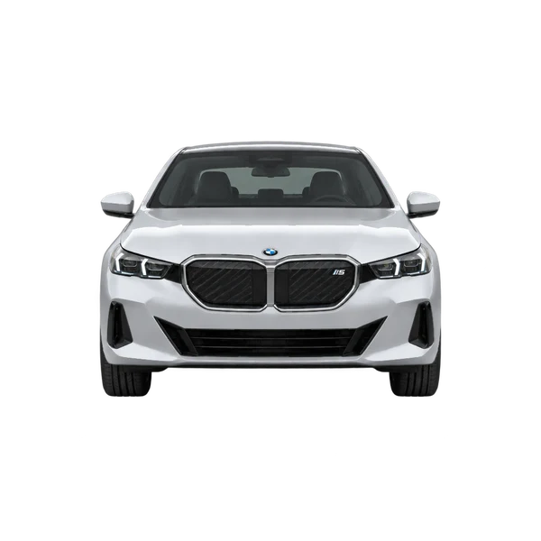 2026 BMW i5 in Silber, Ansicht: Front