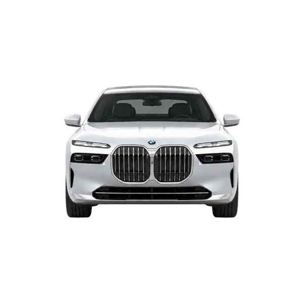 2022 BMW i7 in Silber, Ansicht: Front