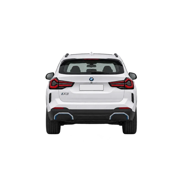 2022 BMW IX3 in weiß, Ansicht: Heck