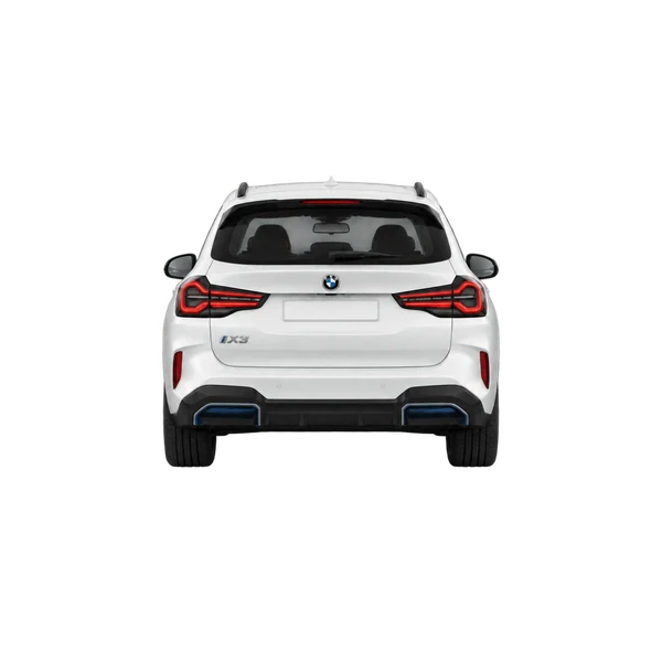 2025 BMW IX3 in weiß, Ansicht: Heck