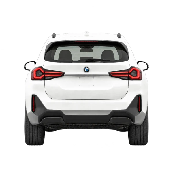2026 BMW IX3 in weiß, Ansicht: Heck