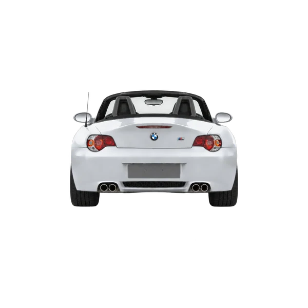 BMW M Roadster 2008 prata, vista traseira