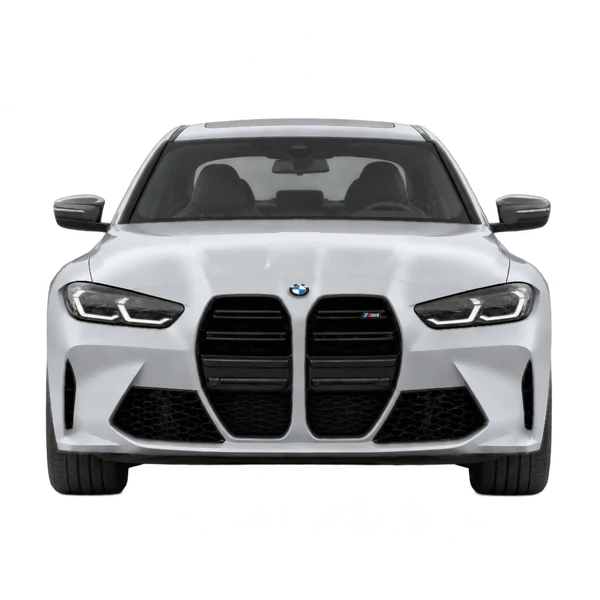 BMW M Series 2025 argent, vue avant