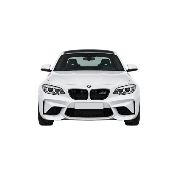 BMW M2 2015 باللون أبيض، منظر أمامي