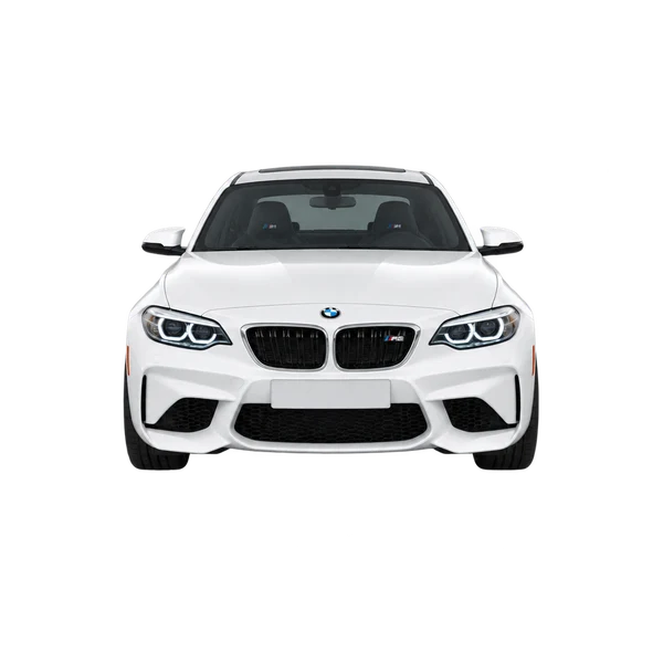 BMW M2 2016 باللون أبيض، منظر أمامي