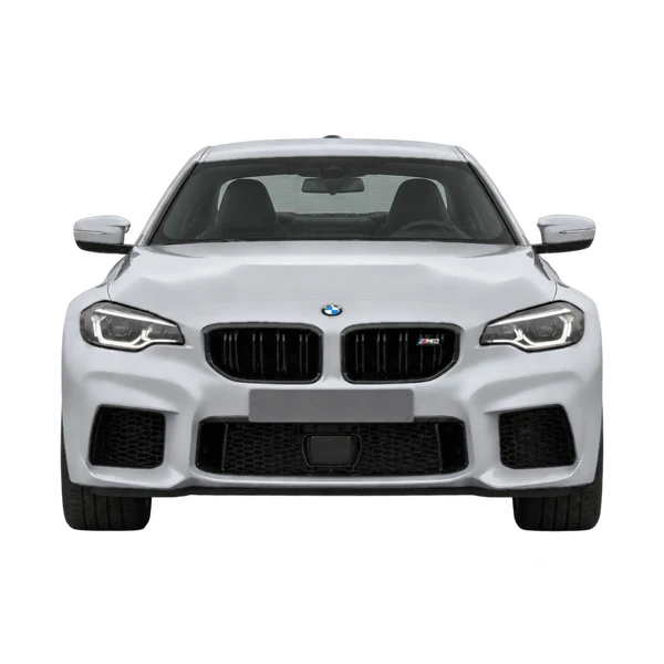 BMW M2 2025 prata, vista frente