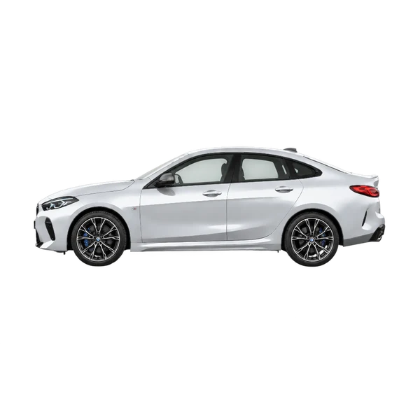 2025 BMW M235 in Silber, Ansicht: Seite (nach links gerichtet)