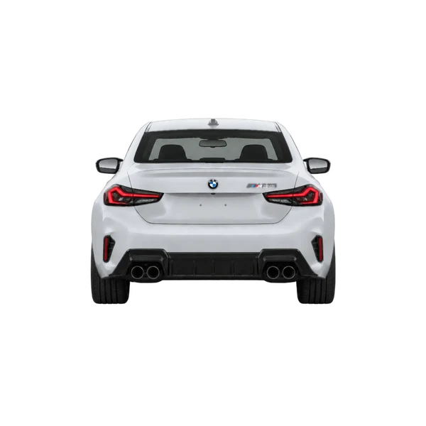 BMW M235 2026 argent, vue arrière