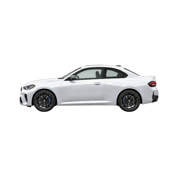 BMW M235 2026 argent, vue côté (vers la gauche)