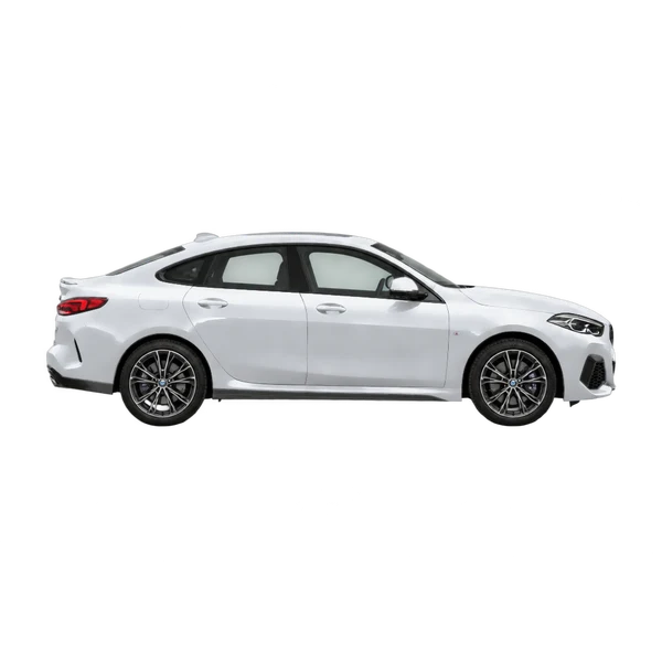 2022 BMW M235i in Silber, Ansicht: Seite (nach rechts gewandt)