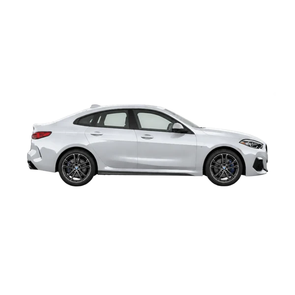 2023 BMW M235i in Silber, Ansicht: Seite (nach rechts gewandt)