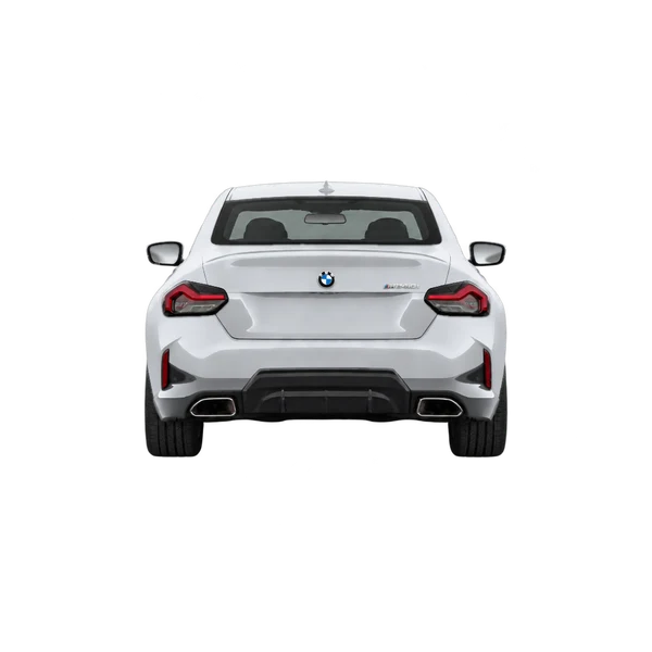 2022 BMW M240i in Silber, Ansicht: Heck