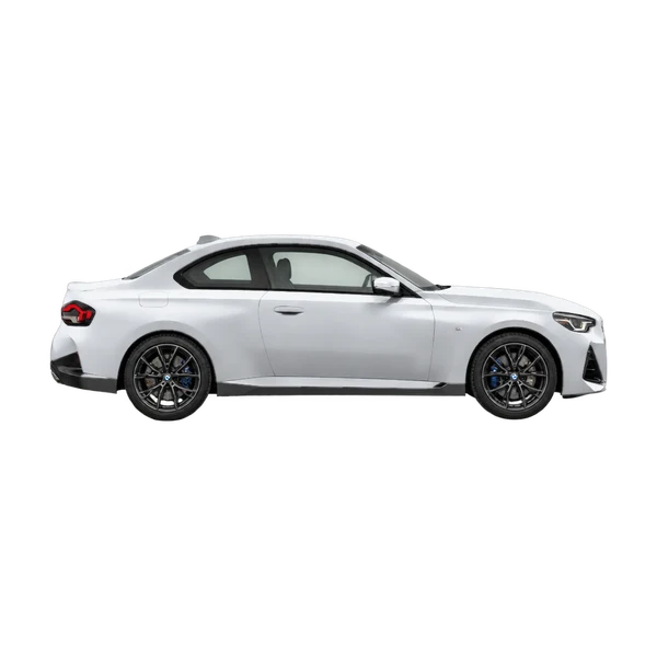 2022 BMW M240i in Silber, Ansicht: Seite (nach rechts gewandt)