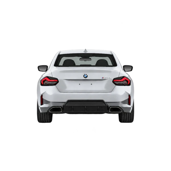 2023 BMW M240i in Silber, Ansicht: Heck