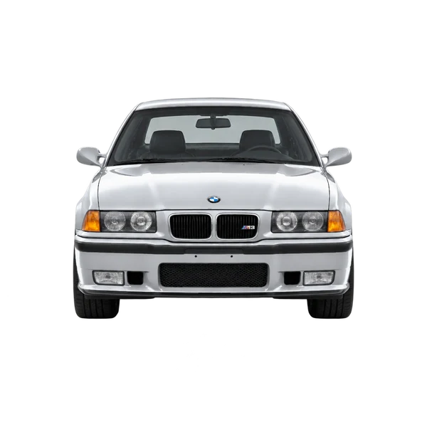 BMW M3 Sedan 1995 en plateado, vista frontal