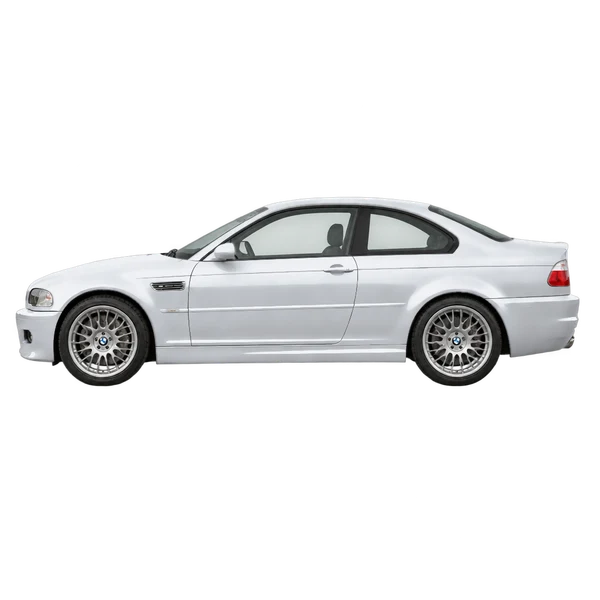 2001 BMW M3 in Silber, Ansicht: Seite (nach links gerichtet)