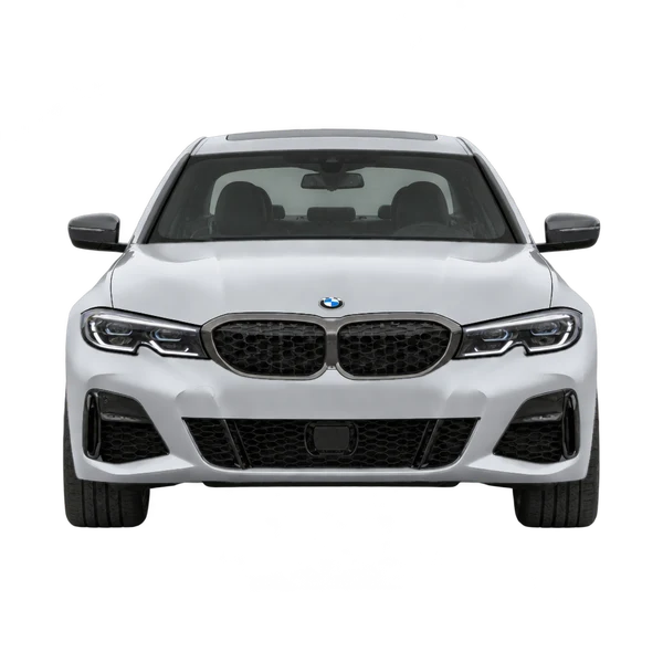 BMW M340I Xdrive 2020 argent, vue avant