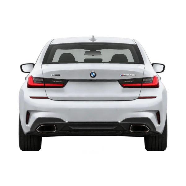 2022 BMW M340i in Silber, Ansicht: Heck