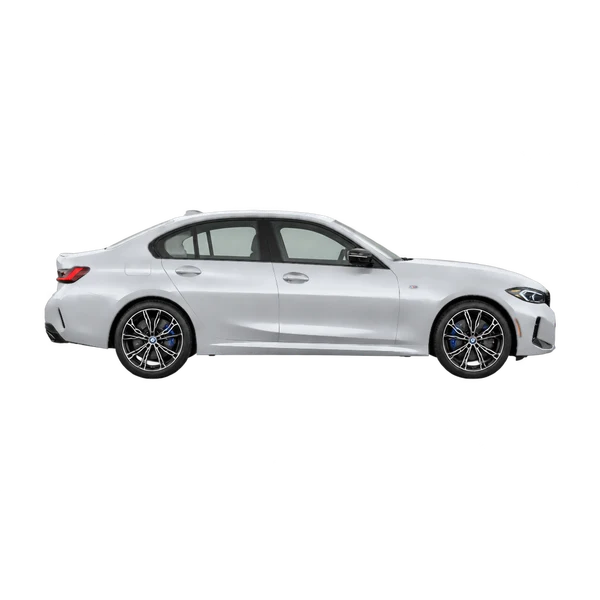 2024 BMW M340i in Silber, Ansicht: Seite (nach rechts gewandt)