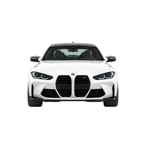 BMW M4 2026 en blanco, vista frontal