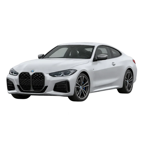 BMW M440i 2021 argent, vue trois-quarts avant (orienté vers la gauche)