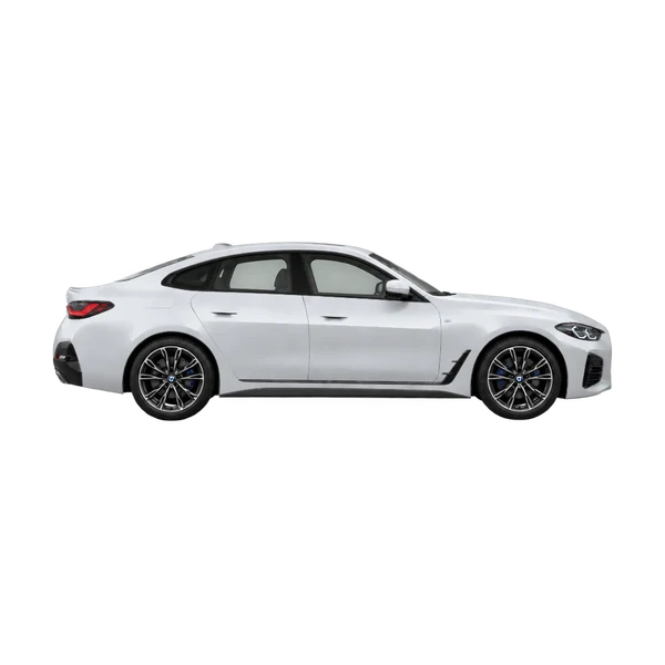 BMW M440i 2023 argent, vue profil (tourné vers la droite)