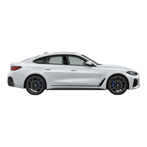 BMW M440i 2024 argent, vue profil (tourné vers la droite)