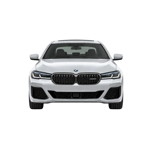 2022 BMW M550i in Silber, Ansicht: Front