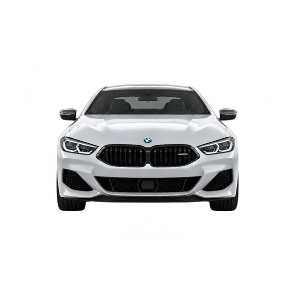 BMW M850i 2024 prata, vista frente