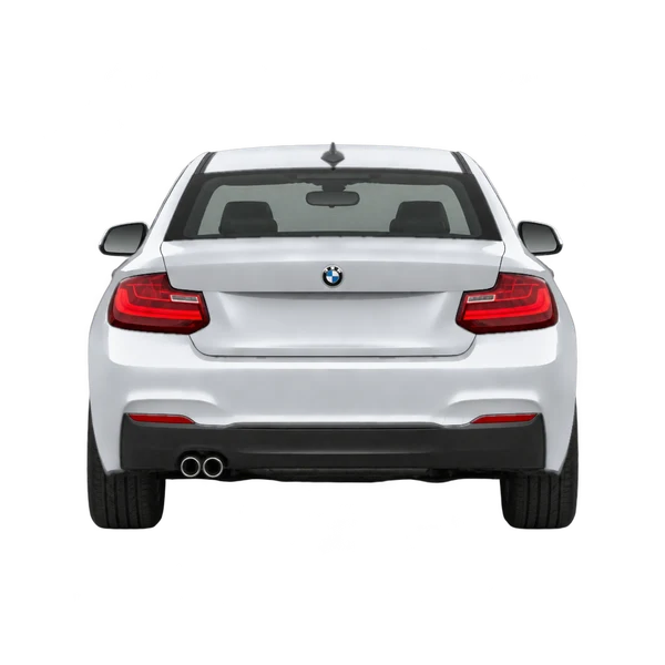 silver 2017 BMW Serie 2 rear view