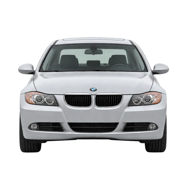 silver 2010 BMW Serie 3 front view