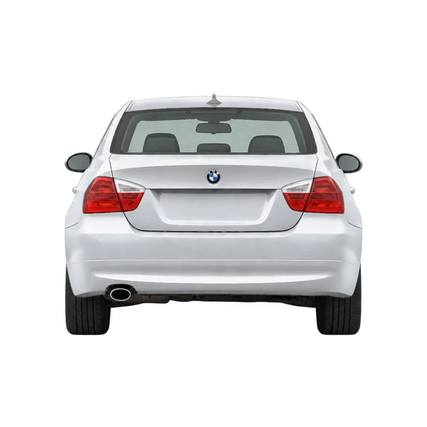 silver 2010 BMW Serie 3 rear view