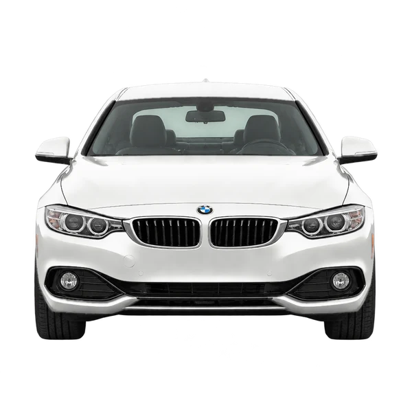 white 2017 BMW Serie 4 front view