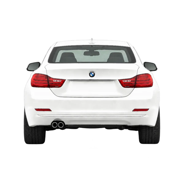 white 2018 BMW Serie 4 rear view