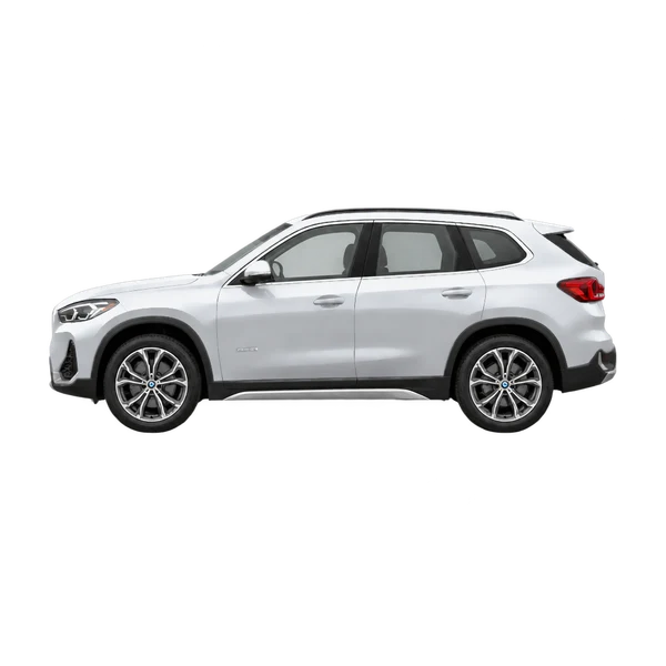 2026 BMW X1 SDRIVE20I in Silber, Ansicht: Seite (nach links gerichtet)