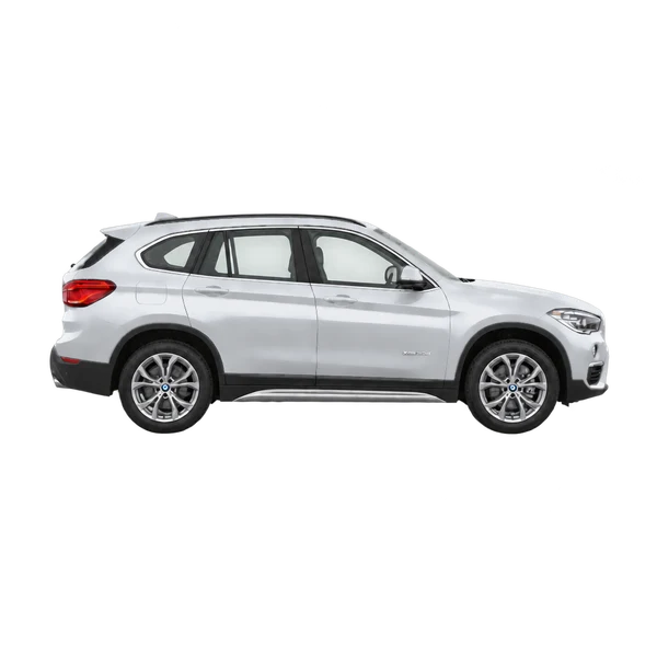 BMW X1 XDRIVE20D 2017 argent, vue profil (tourné vers la droite)