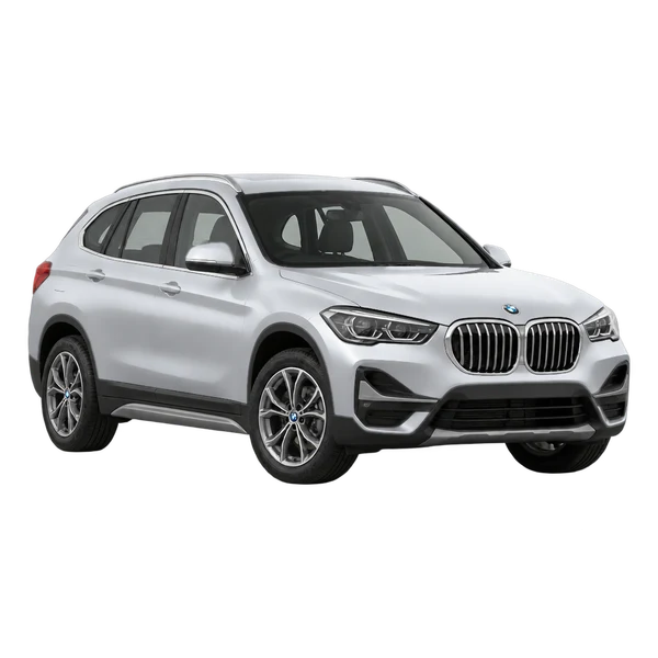 BMW X1 XDRIVE25E 2021 argent, vue trois-quarts avant (orienté vers la gauche)