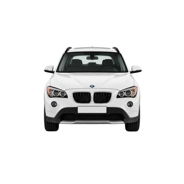 white 2009 BMW X1 front view