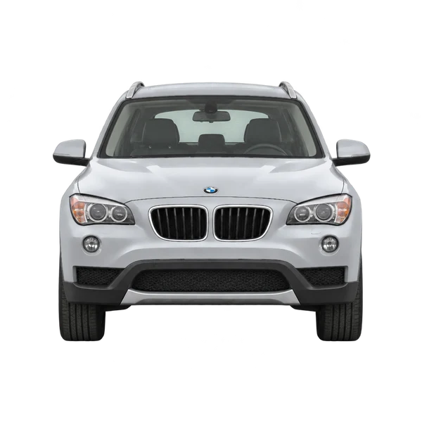 シルバーの2014 BMW X1(正面ビュー)