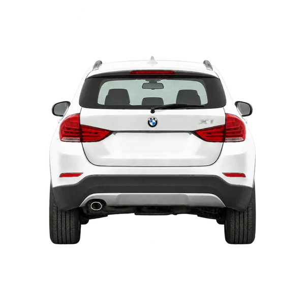 BMW X1 2015 branco, vista traseira